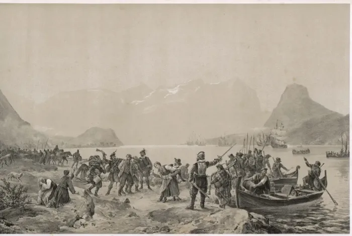 Framed Print : Sinclair at Romsdal Framed Print : Sinclair at Romsdal