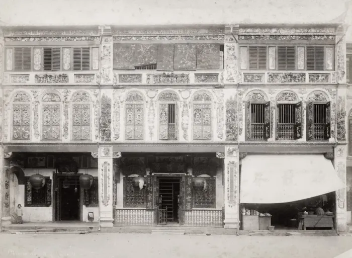 Framed Print : Singapore, Chinese house, dwelling