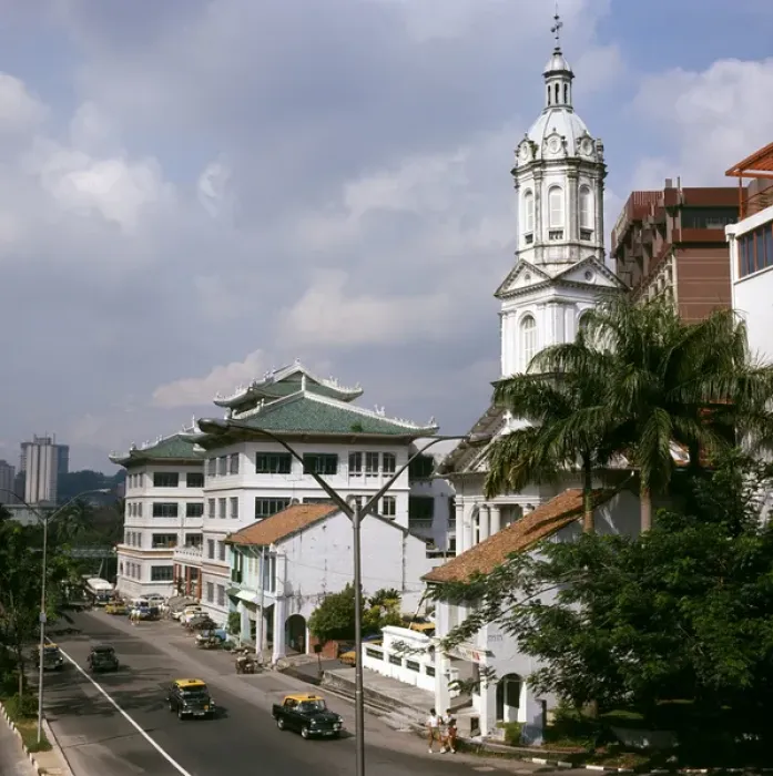 Framed Print : Singapore Clemenceau Framed Print : Singapore Clemenceau
