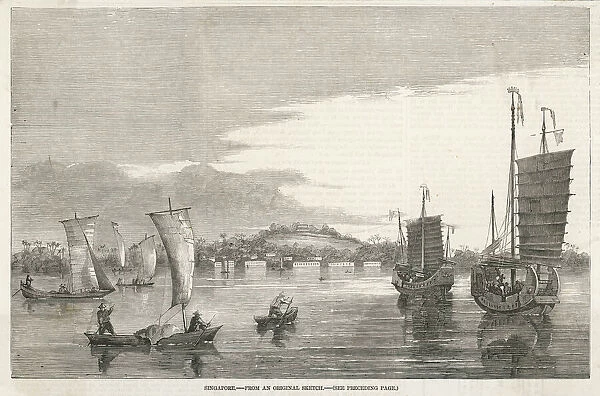 Singapore  /  Harbour 1857
