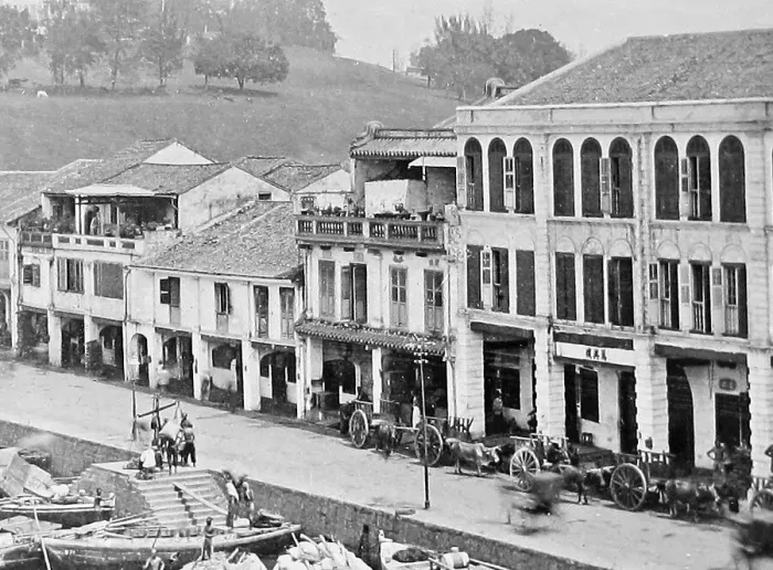 Framed Print : Singapore Victorian period
