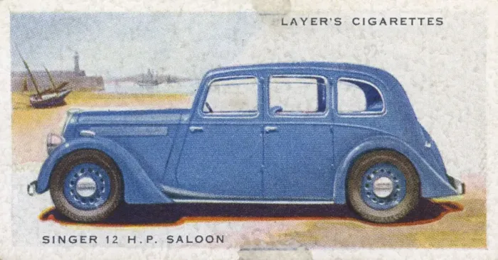 Framed Print : Singer 12 Hp Saloon Framed Print : Singer 12 Hp Saloon