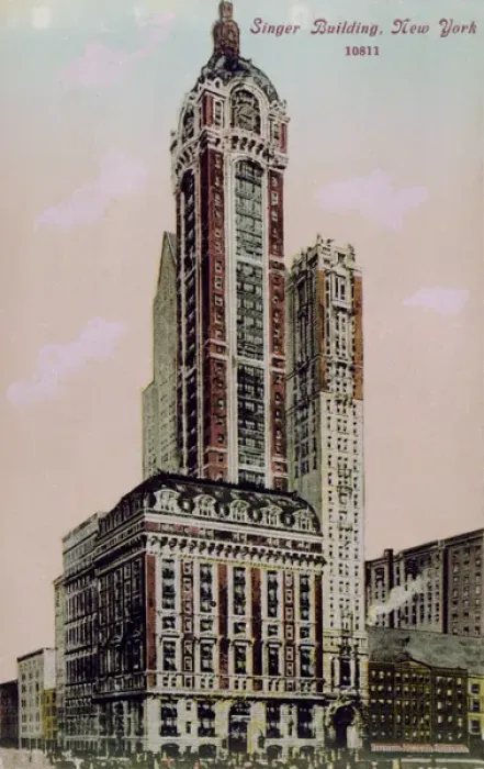 Framed Print : The Singer Building, New York Framed Print : The Singer Building, New York