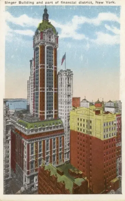 Framed Print : Singer Building, New York, USA Framed Print : Singer Building, New York, USA