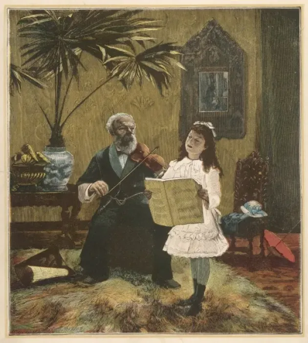 Framed Print : Singer and Fiddler Framed Print : Singer and Fiddler