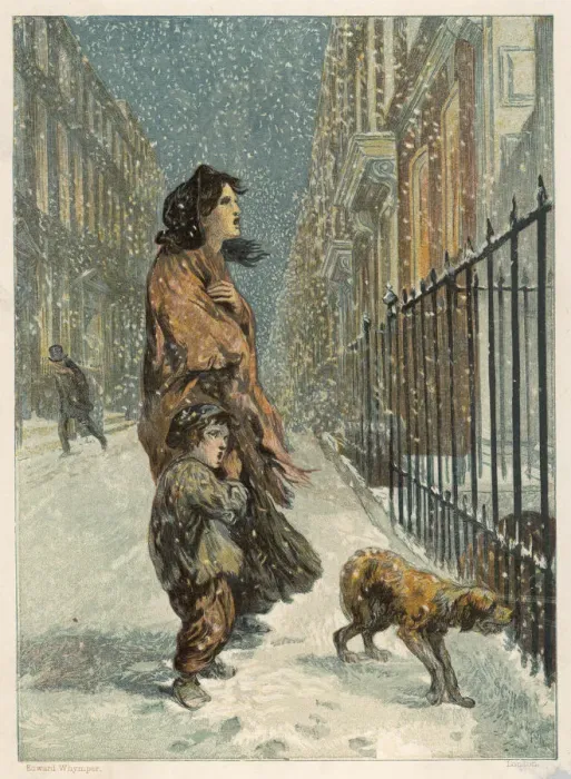 Framed Print : Singing in the Snow Framed Print : Singing in the Snow