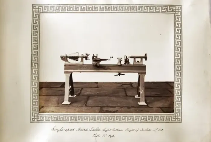 Framed Print : Single-speed hand lathe Framed Print : Single-speed hand lathe