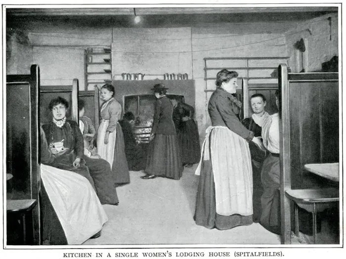 Framed Print : Single womens lodging house 1900 Framed Print : Single womens lodging house 1900