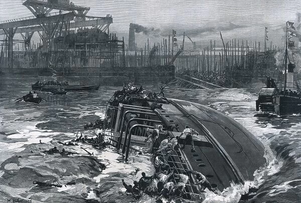 Sinking of the Daphne on the Clyde