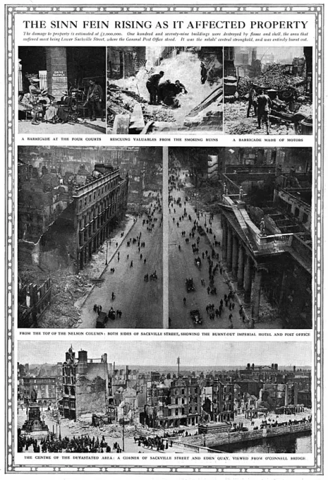 Framed Print : The Sinn Fein rising as it affected property Framed Print : The Sinn Fein rising as it affected property