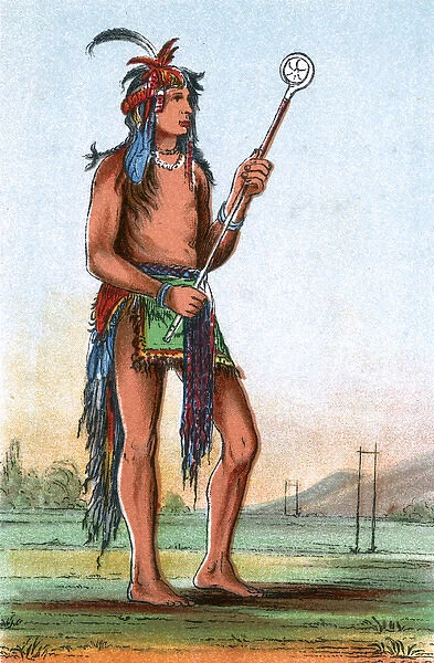 Sioux Warrior & Lacrosse
