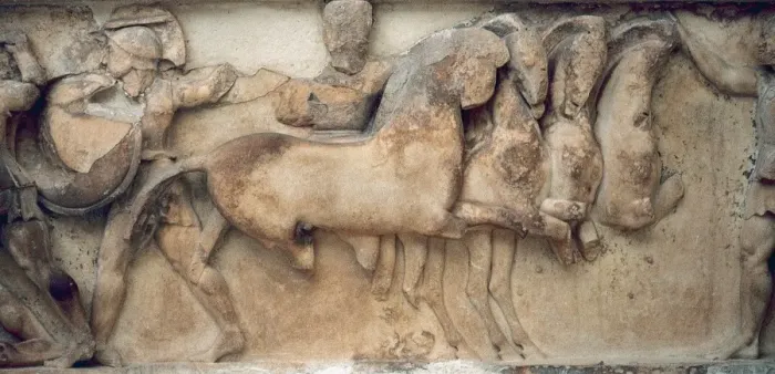 Framed Print : Siphnian Treasury. 530 BC. Greece