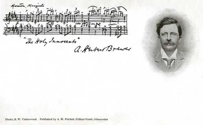 Framed Print : Sir Alfred Herbert Brewer - Organist and Composer Framed Print : Sir Alfred Herbert Brewer - Organist and Composer