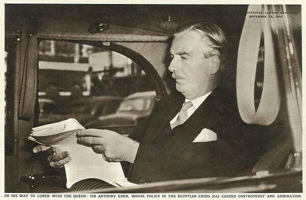 Sir Anthony Eden On His Way To Lunch With The Queen Eden Photos Prints