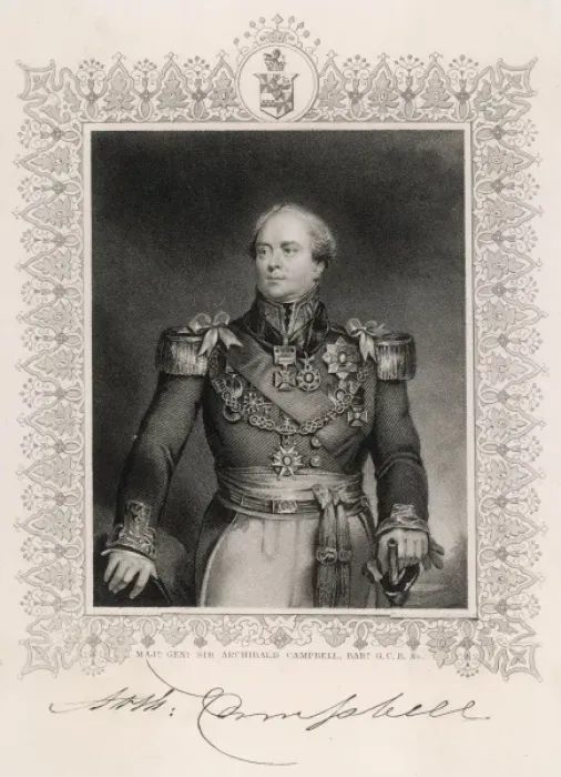 Framed Print : Sir Archibald Campbell Framed Print : Sir Archibald Campbell