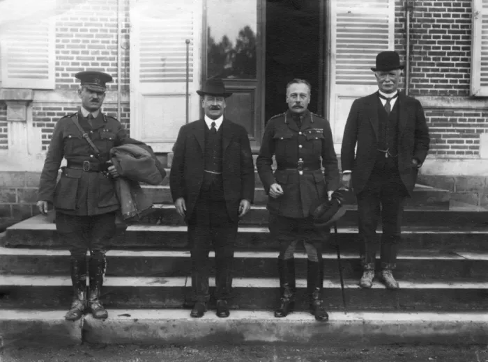 Framed Print : Sir Douglas Haig, Massey and Ward, Beauquesne, France Framed Print : Sir Douglas Haig, Massey and Ward, Beauquesne, France
