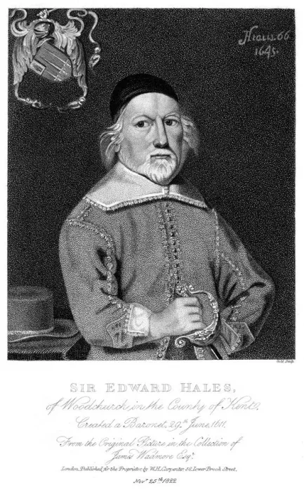 Framed Print : Sir Edward Hales Framed Print : Sir Edward Hales