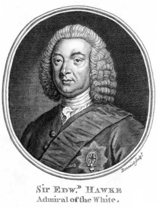 Framed Print : Sir Edward Hawke, 1st Baron Hawke Framed Print : Sir Edward Hawke, 1st Baron Hawke