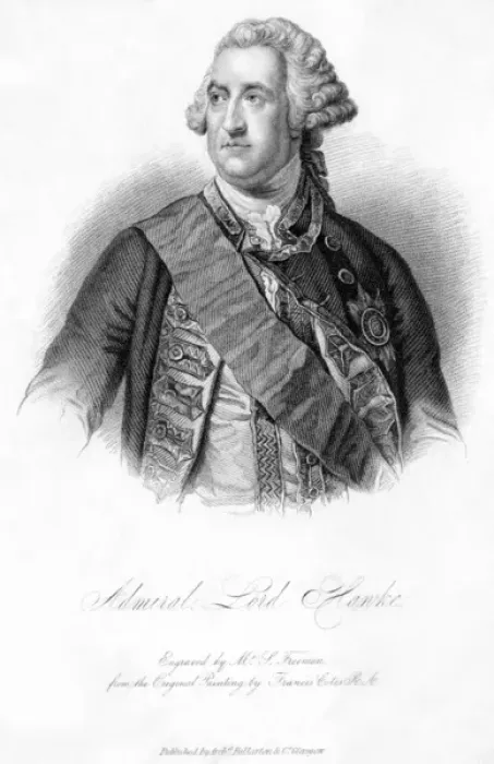 Framed Print : Sir Edward Hawke, 1st Baron Hawke Framed Print : Sir Edward Hawke, 1st Baron Hawke