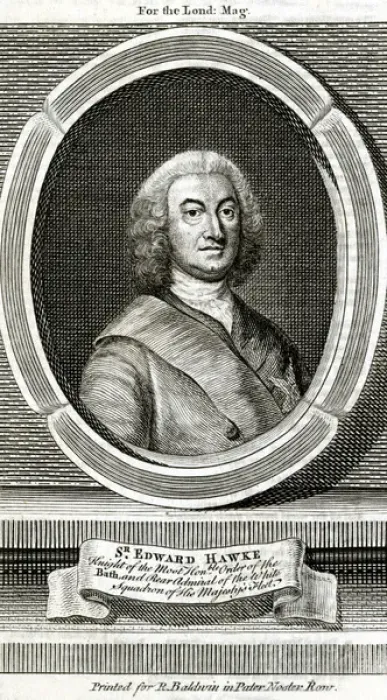 Framed Print : Sir Edward Hawke, 1st Baron Hawke Framed Print : Sir Edward Hawke, 1st Baron Hawke
