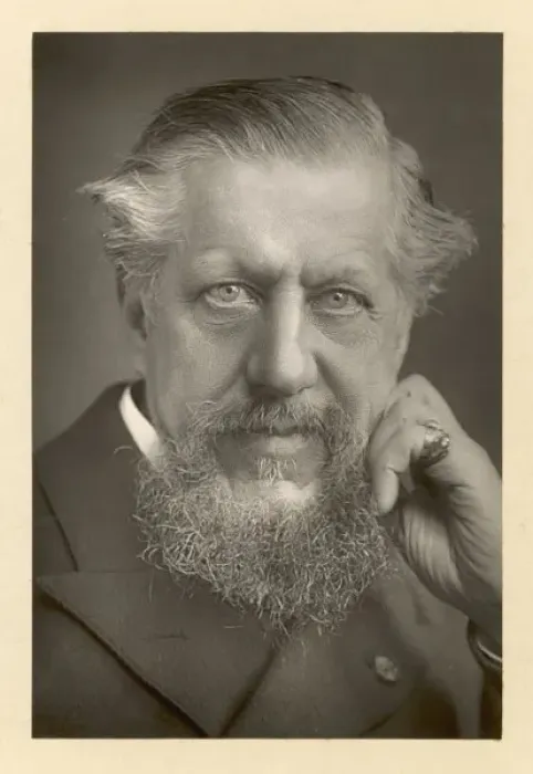 Framed Print : Sir Edwin Arnold (Photo)