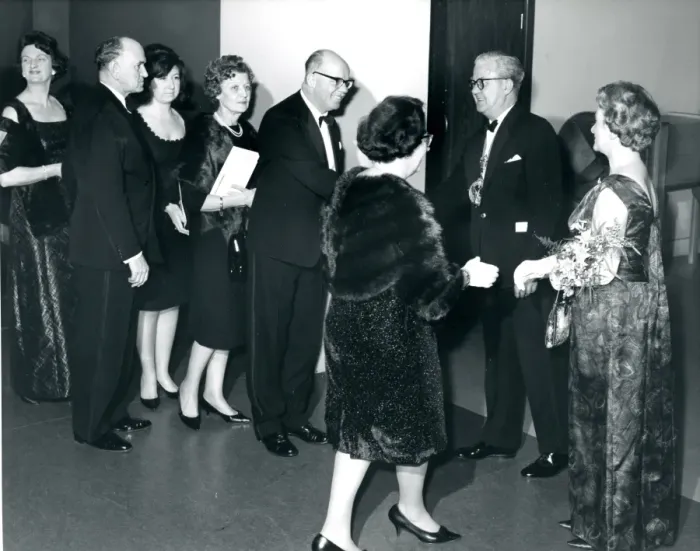 Framed Print : Sir George Gardner, RAeS President 1965-1966, and Lady G? Framed Print : Sir George Gardner, RAeS President 1965-1966, and Lady G?