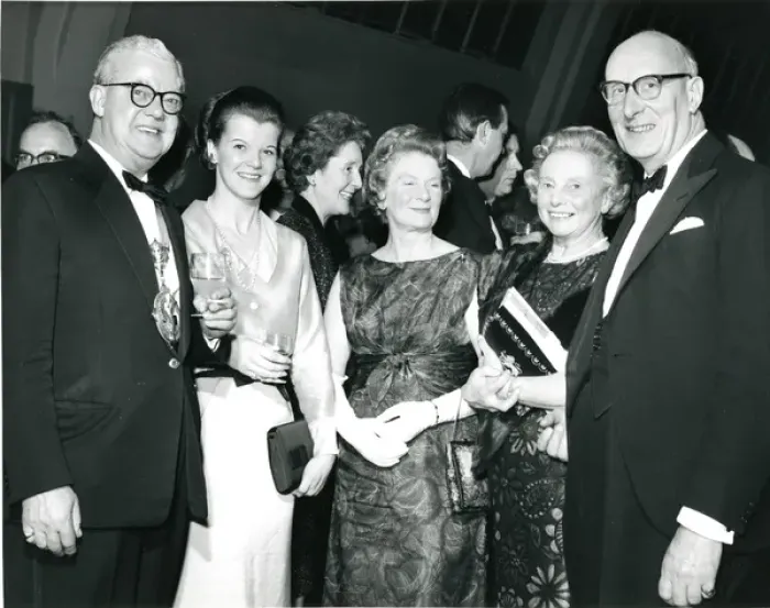 Framed Print : Sir George Gardner, RAeS President 1965-1966, and Lady G? Framed Print : Sir George Gardner, RAeS President 1965-1966, and Lady G?