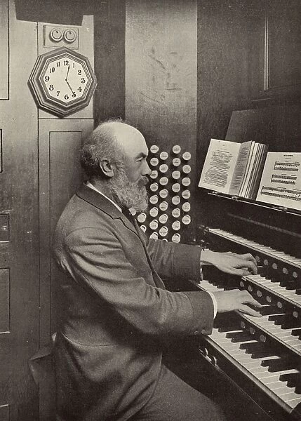 Sir George Martin, organist