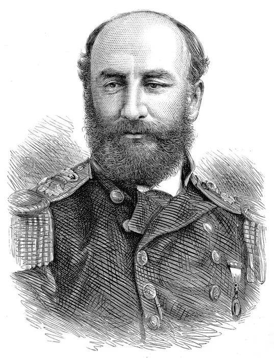 Framed Print : Sir George Strong Nares (1831-1915) Framed Print : Sir George Strong Nares (1831-1915)