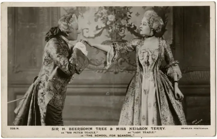 Framed Print : Sir H. Beerbolm Tree and Miss Neilson Terry Framed Print : Sir H. Beerbolm Tree and Miss Neilson Terry