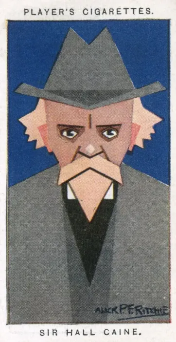 Framed Print : Sir Hall Caine - Novelist and playwright Framed Print : Sir Hall Caine - Novelist and playwright