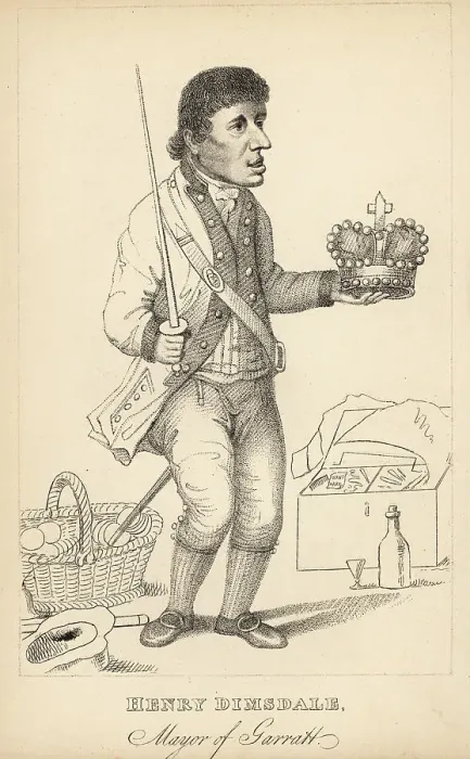 Framed Print : Sir Harry Dimsdale, foolish muffin seller, 1807