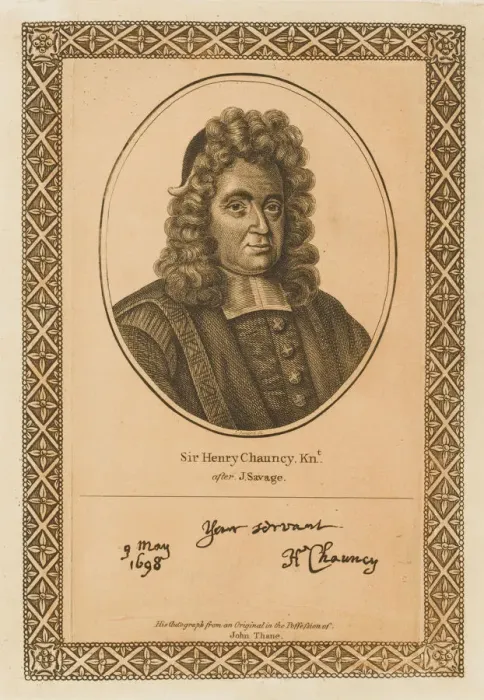 Framed Print : SIR HENRY CHAUNCY Framed Print : SIR HENRY CHAUNCY