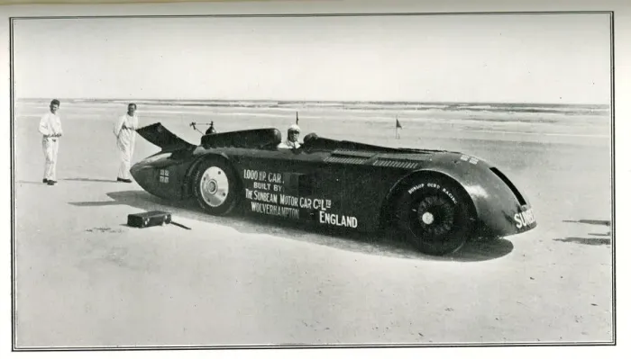 Framed Print : Sir Henry Segrave, land speed record attempt Framed Print : Sir Henry Segrave, land speed record attempt