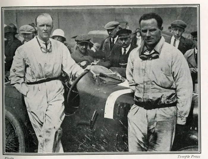Framed Print : Sir Henry Segrave and his mechanic Paul Dutoit Framed Print : Sir Henry Segrave and his mechanic Paul Dutoit