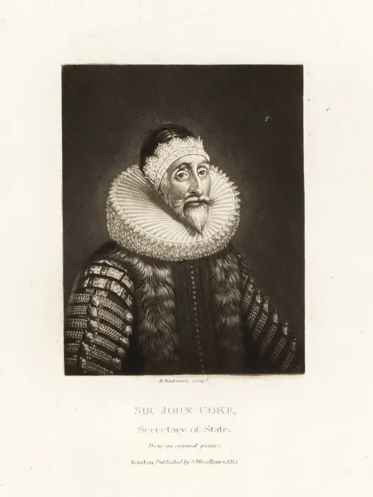 Framed Print : Sir John Coke, Secretary of State to King Charles I Framed Print : Sir John Coke, Secretary of State to King Charles I