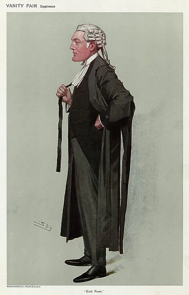 SIR JOHN ELDON BANKES (1854 - 1946), English judge. Date: 1906