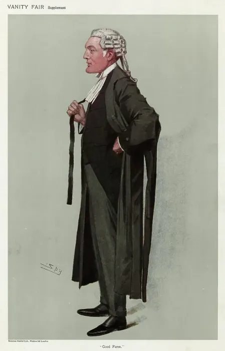 Framed Print : SIR JOHN ELDON BANKES (1854 - 1946), English judge. Date: 1906 Framed Print : SIR JOHN ELDON BANKES (1854 - 1946), English judge. Date: 1906