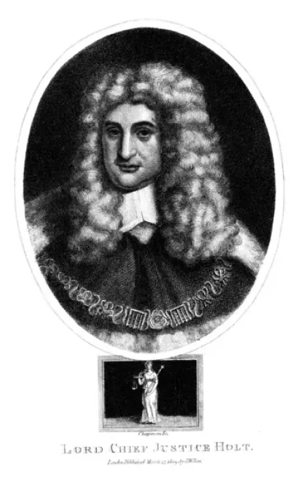 Framed Print : Sir John Holt - English Lawyer, Lord Chief Justice Framed Print : Sir John Holt - English Lawyer, Lord Chief Justice