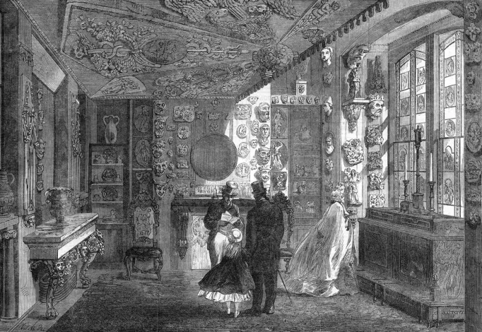 Framed Print : Sir John Soanes Museum, 1864 Framed Print : Sir John Soanes Museum, 1864