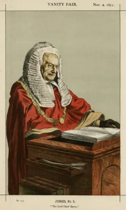 Framed Print : Sir Kelly / English Judge Framed Print : Sir Kelly / English Judge