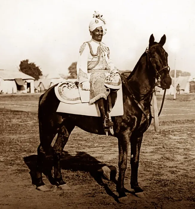 Framed Print : Sir Pratap Singh of Idar, Delhi Durbar, India Framed Print : Sir Pratap Singh of Idar, Delhi Durbar, India