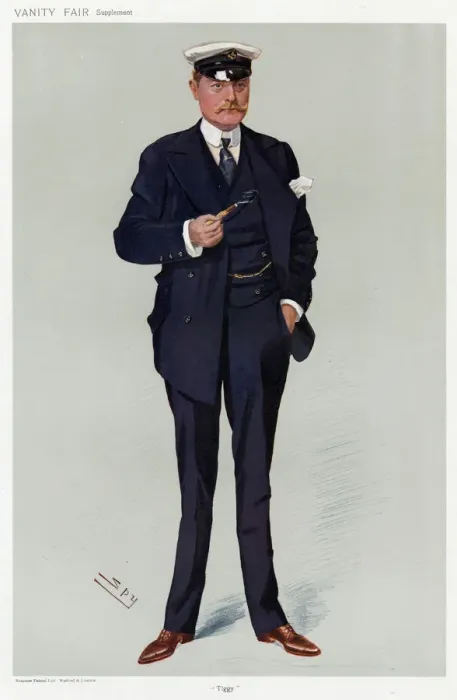 Framed Print : Sir R Bulkeley, Vanity Fair, Spy Framed Print : Sir R Bulkeley, Vanity Fair, Spy