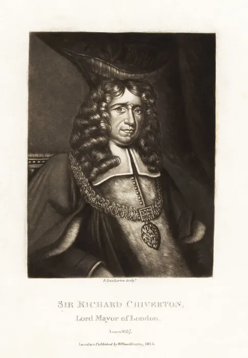 Framed Print : Sir Richard Chiverton, Lord Mayor of London, 1657-58 Framed Print : Sir Richard Chiverton, Lord Mayor of London, 1657-58
