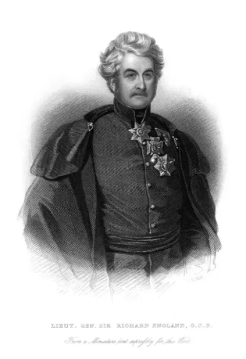 Framed Print : Sir Richard England Framed Print : Sir Richard England