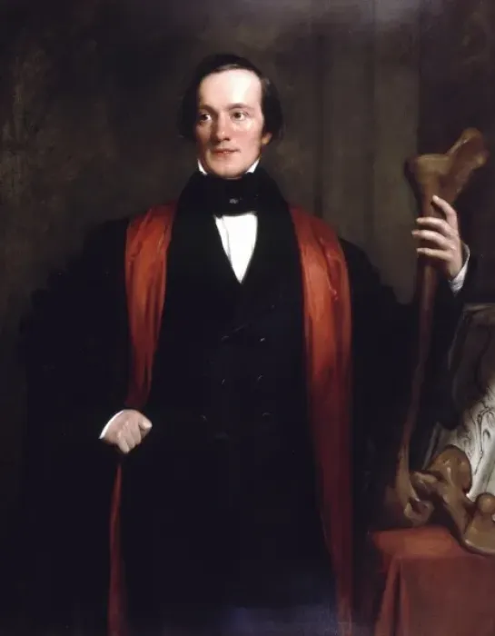 Framed Print : Sir Richard Owen (1804-1892) painted in 1844 Framed Print : Sir Richard Owen (1804-1892) painted in 1844