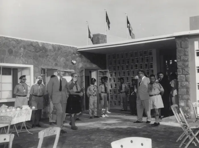 Framed Print : Sir Richard Turnbull inspecting Scout quadrangle