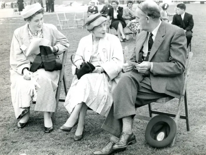 Framed Print : Sir Sydney and Lady Camm at the 1956 Royal Aeronautical ? Framed Print : Sir Sydney and Lady Camm at the 1956 Royal Aeronautical ?
