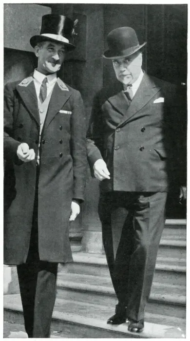 Framed Print : Sir Thomas Beecham leaving the War Office 1939 Framed Print : Sir Thomas Beecham leaving the War Office 1939
