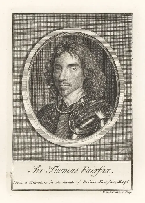Framed Print : Sir Thomas Fairfax, Parliamentary General, 1612-1671 Framed Print : Sir Thomas Fairfax, Parliamentary General, 1612-1671